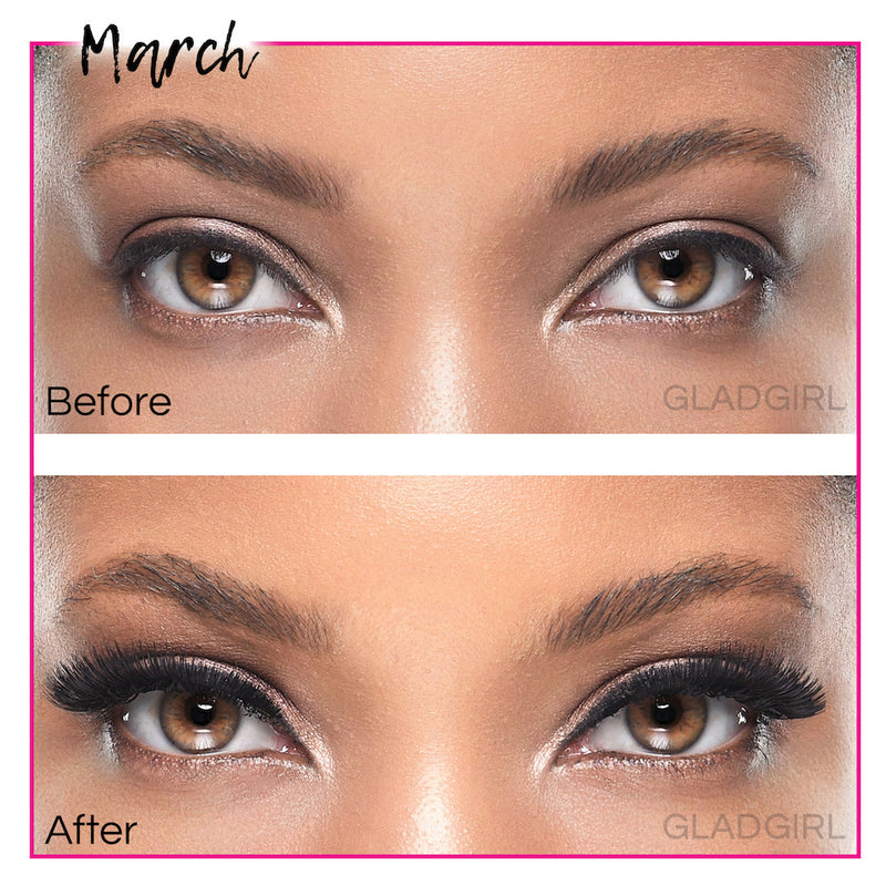 GladGirl False Lashes Bundle - March