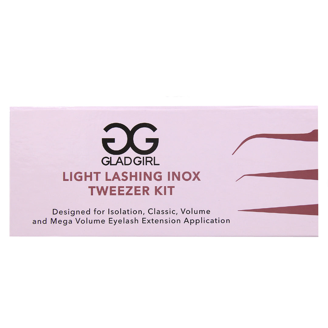 Light Lashing Inox - Eyelash Extension Tweezer Kit