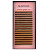 Salon Professional Mixed Length Blonde Lashes - D Curl, .07 x 8 through 15mm