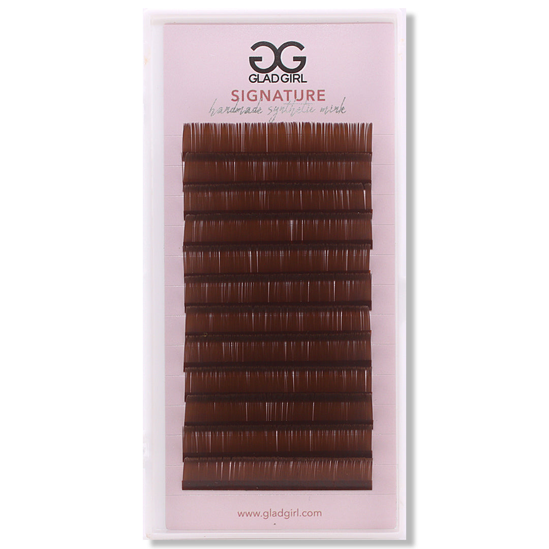 Signature Mink Natural Brown Lashes - Classic