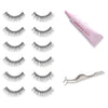 GladGirl False Lashes Bundle - Strip Bare