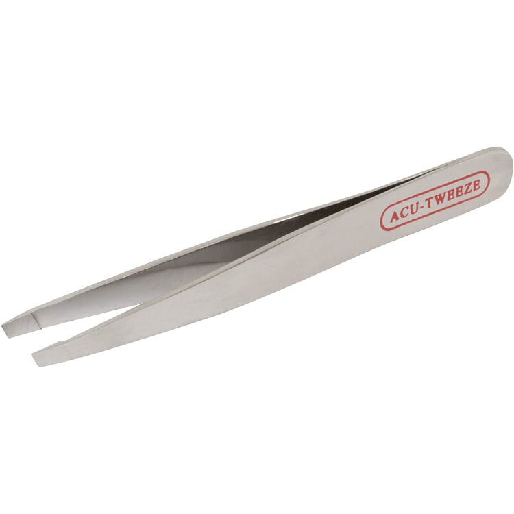 Stainless Steel Needle Nose Angled Tweezers - Accessories & Tools