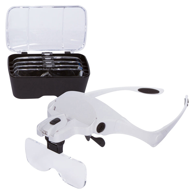 V2COM 1X to 6X Magnifier Headset Magnifying Glass with Light for Eyelash  Extensions price in UAE,  UAE